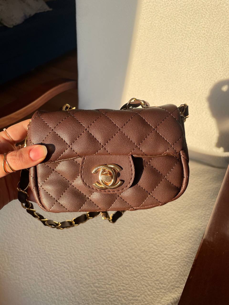 Sina Dark Brown Bag
