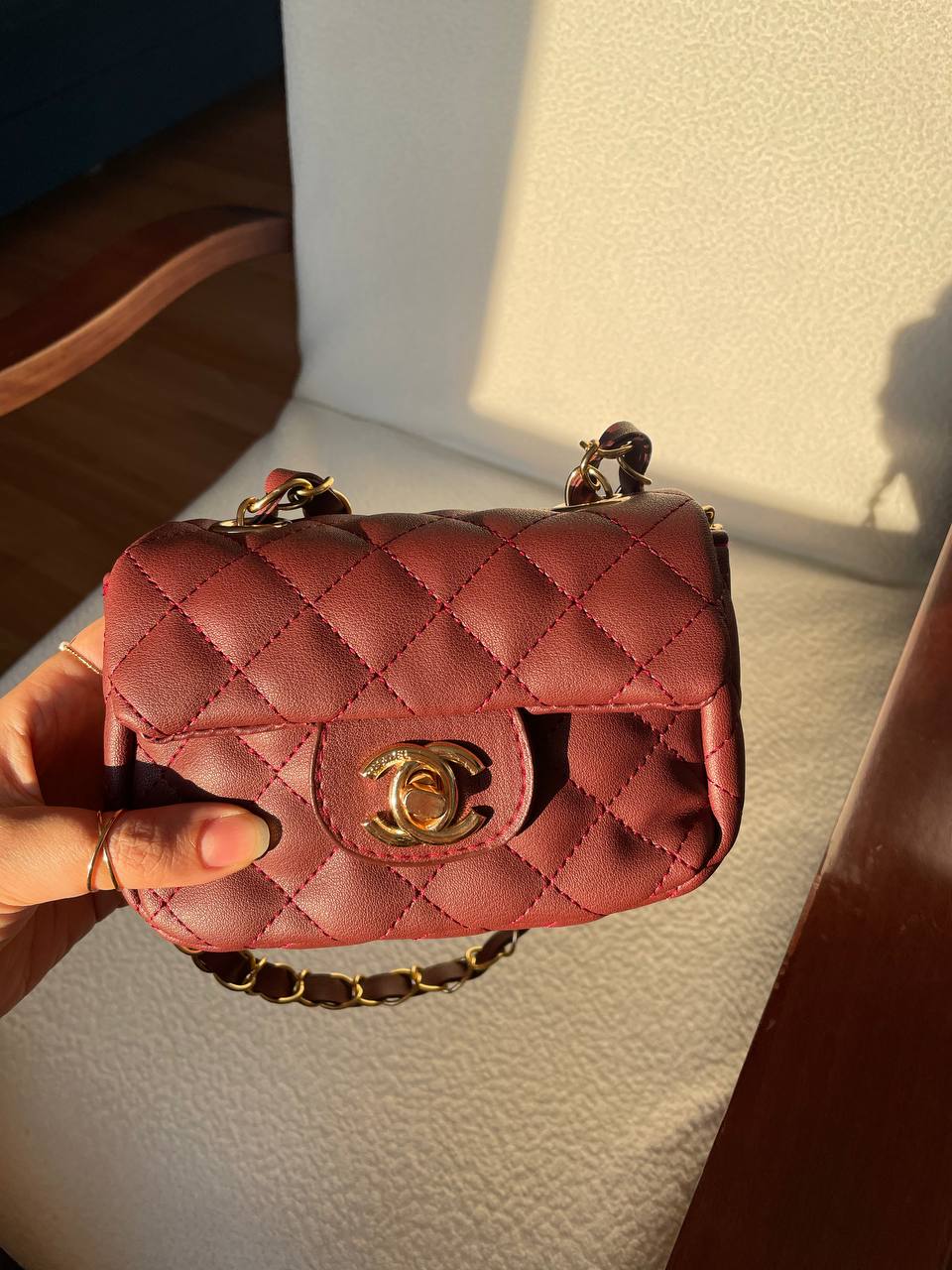Sina Burgundy Bag
