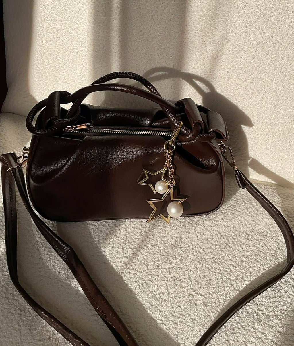 Yaz Dark Brown Bag